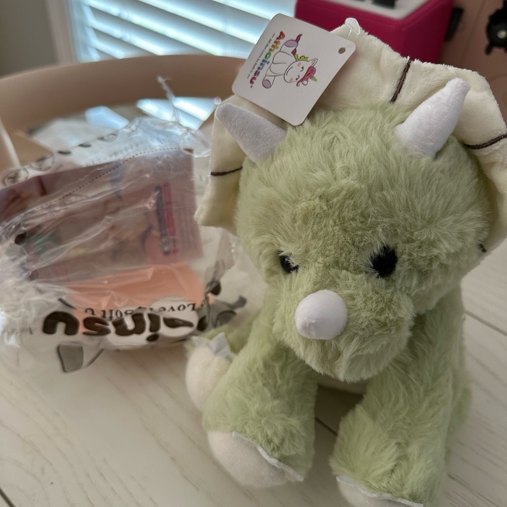 Dino stuffed animal